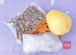 Illustration of how to make healthy rose pear 1