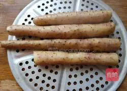 Illustration of how to make baby stomach-nourishing yam cake 3