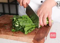 Secrets on delicious soup, illustrations of how to make spinach in soup that is so fresh that you can finish it in one go