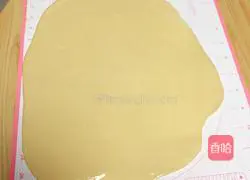 Illustration of how to make scallion hand-pulled pancakes (lard yeast version) 8