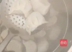 Illustration of how to make leek and egg dumplings 22