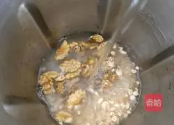 Illustration of how to make oat walnut pulp 3