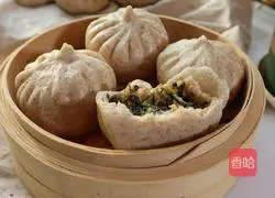 Rye, Mushroom and Green Vegetable Steamed Buns ❗️One-time fermentation saves time and effort and is still soft and fluffy.Illustration 15