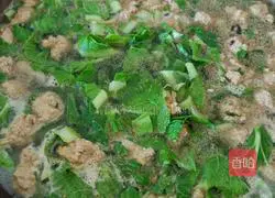 Illustration of how to make cabbage and meatball soup 7