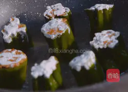 Illustration of how to make beef stuffed with green pepper 5