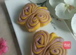 Illustration of how to make butterfly steamed buns 12