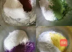 Illustration of how to make colorful steamed dumplings 3