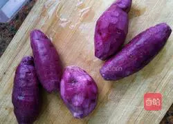 Purple potato cake recipe 2