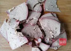 Illustration of how to make garlic pork liver 2