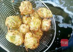 Illustration of how to make fried radish balls 10