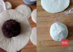 Illustration of how to make homemade bean paste buns 11