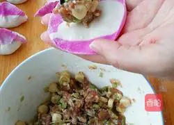 Illustration of how to make colorful dumplings 13