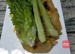 Illustration of how to make egg-filled pancakes 12