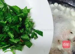 Illustration of making tofu soup 7