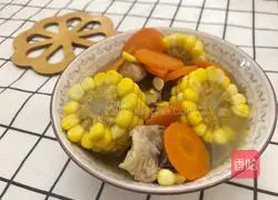 Cantonese style carrot and corn fan bone soup recipe illustration 7