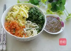 Illustration of how to make toon noodles 9
