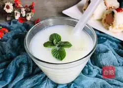 Illustration of how to make rice and soy milk 8