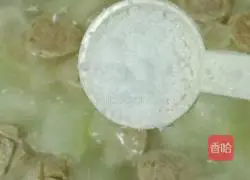 Winter Melon and Meatball Soup Recipe Illustration 8