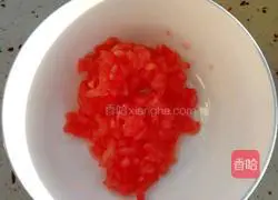 Illustration of how to make tomato egg pancake 2