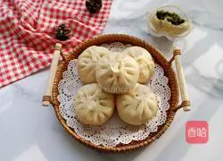 Illustration of how to make fennel and egg stuffed buns 18