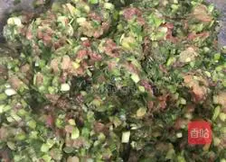 Illustration of how to make colorful dumplings with leek, shrimp and meat 5