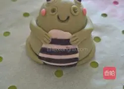 Illustration of how to make cute little monster steamed buns 19