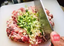 Illustration of how to make kohlrabi meat dumplings 5