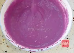 Purple Sweet Potato Egg Pancake Recipe Illustration 4