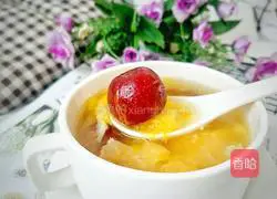 Illustration of how to make orange-flavored tremella soup 7