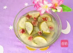 Illustration of lemon, winter melon peel and rose tea 11