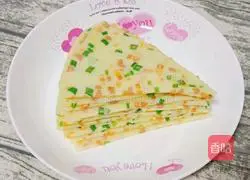 Illustration of how to make ham, carrot and egg pancake 10