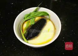 Illustration of how to make sea cucumber and egg custard 11