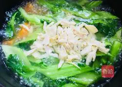 Illustration of how to make sweet potato, chicken and mustard soup 8