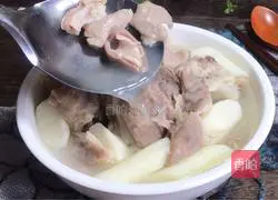 Yam and pork belly Illustration of making bone soup 14