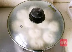 Illustration of making fried dough buns 22