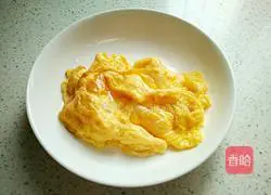 Illustration of how to make luffa and scrambled eggs 6
