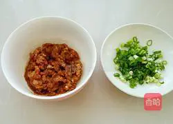 Illustration of how to make steamed egg custard with minced meat 7
