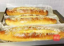 Illustration of making wheat-flavored red dates and sesame buns 24