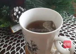 Illustration of how to make pumpkin taro ball milk tea 3