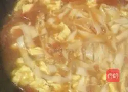 Illustration of how to make tomato and egg noodles 8