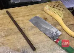 Illustration of how to make scallion pancakes 2