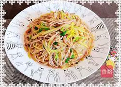 Illustration of how to make cold parsley and tofu shreds 10