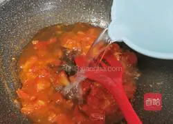 Illustration of how to make tomato and egg pancakes 15