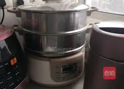 Illustration of how to make brown sugar steamed buns 9