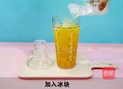 Fruit Tea | Illustration of how to make super mango 5
