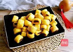 Illustration of how to make mini milky bean paste buns 12