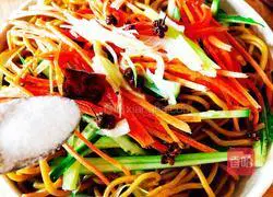 Illustration of how to make cold glutinous rice noodles 5