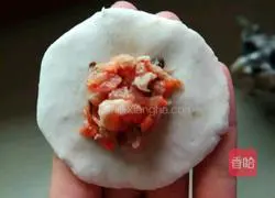 Illustration of how to make taro dumplings 5