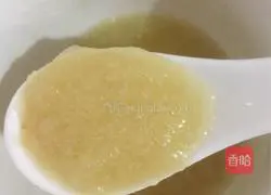 Illustration of how to make apple rice flour paste 6
