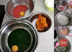  Colorful roll cake recipe 2